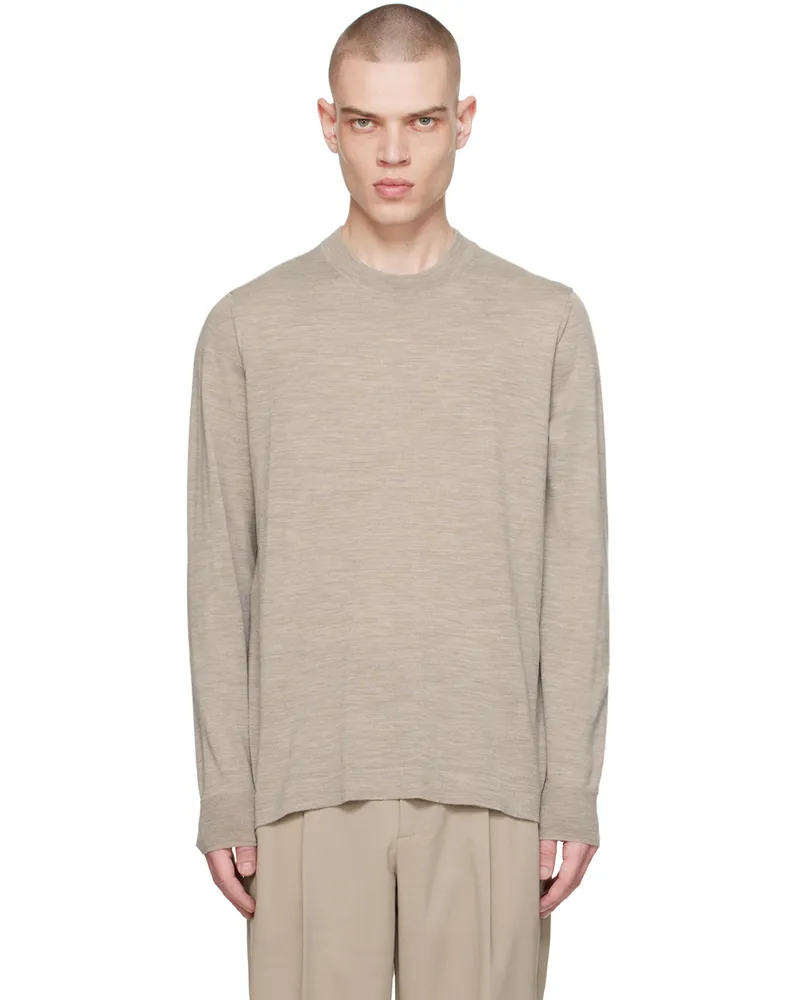 Norse Projects Beige Teis Sweater Sand