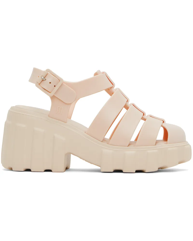 Melissa Beige Megan Heeled Sandals Ak009