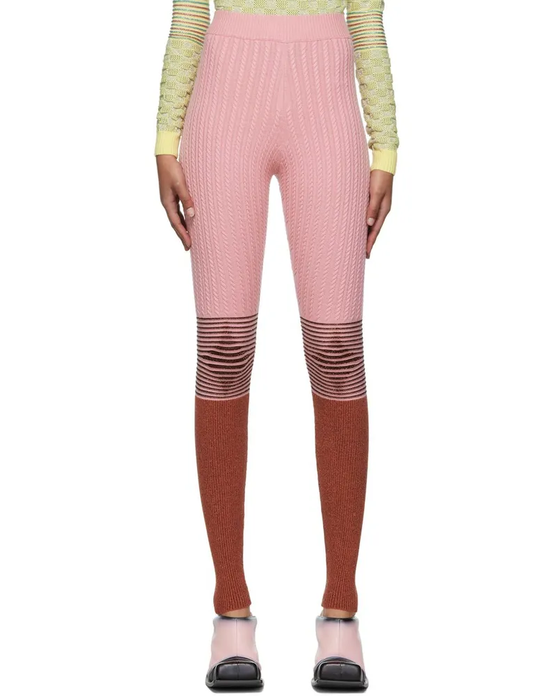 ANDREJ GRONAU SSENSE Exclusive Pink Leggings Pink