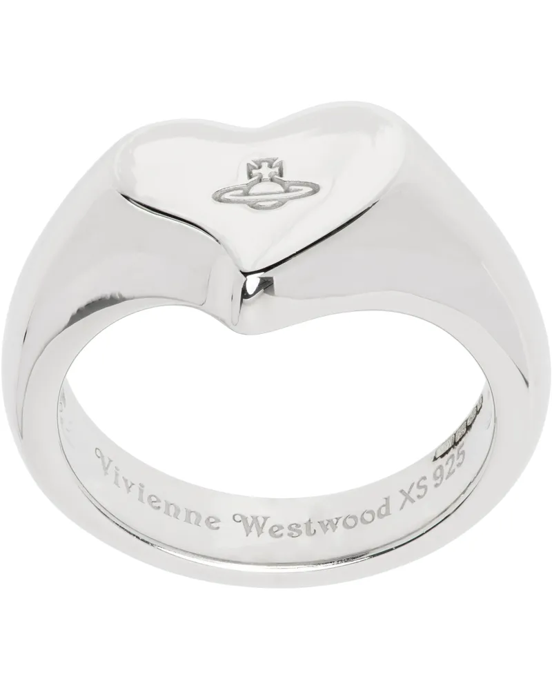 Vivienne Westwood Silver Marybelle Ring Rhodium