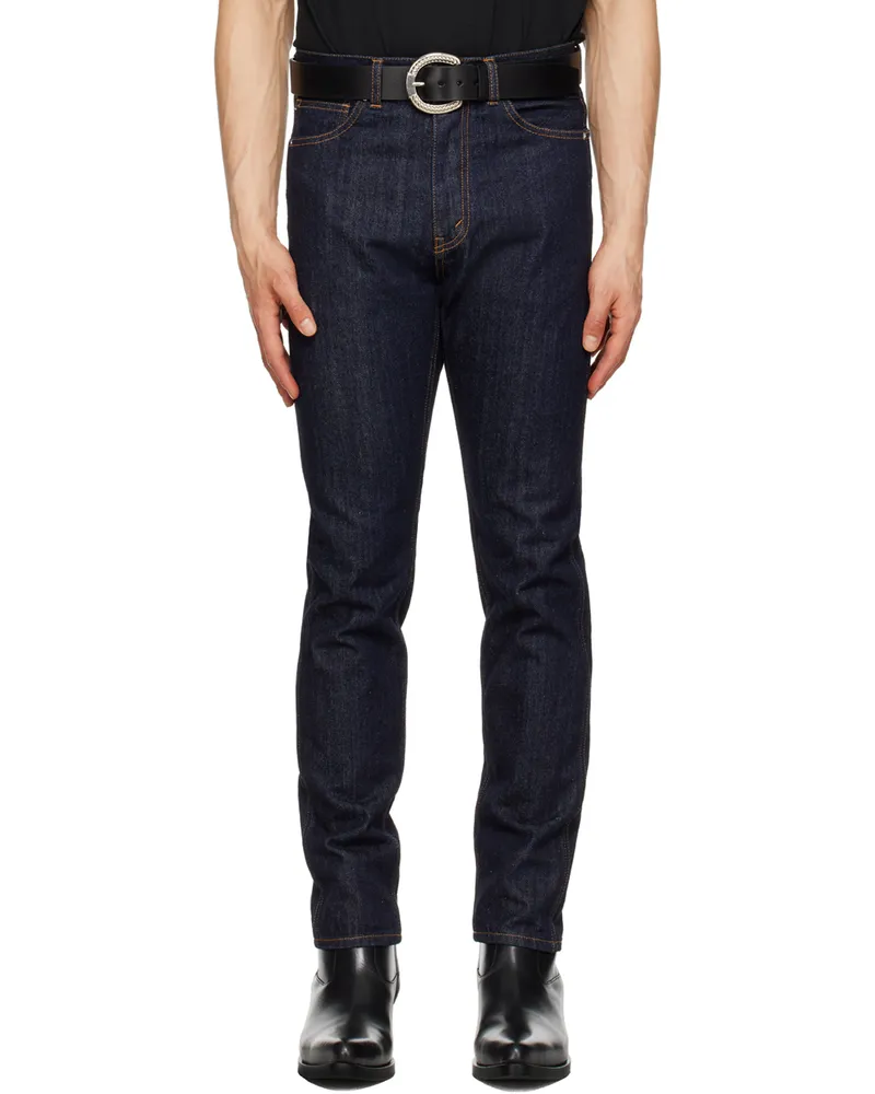 The Letters Indigo Tapered Jeans Indigo