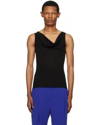 Arturo Obegero SSENSE Exclusive Black Tank Top Black