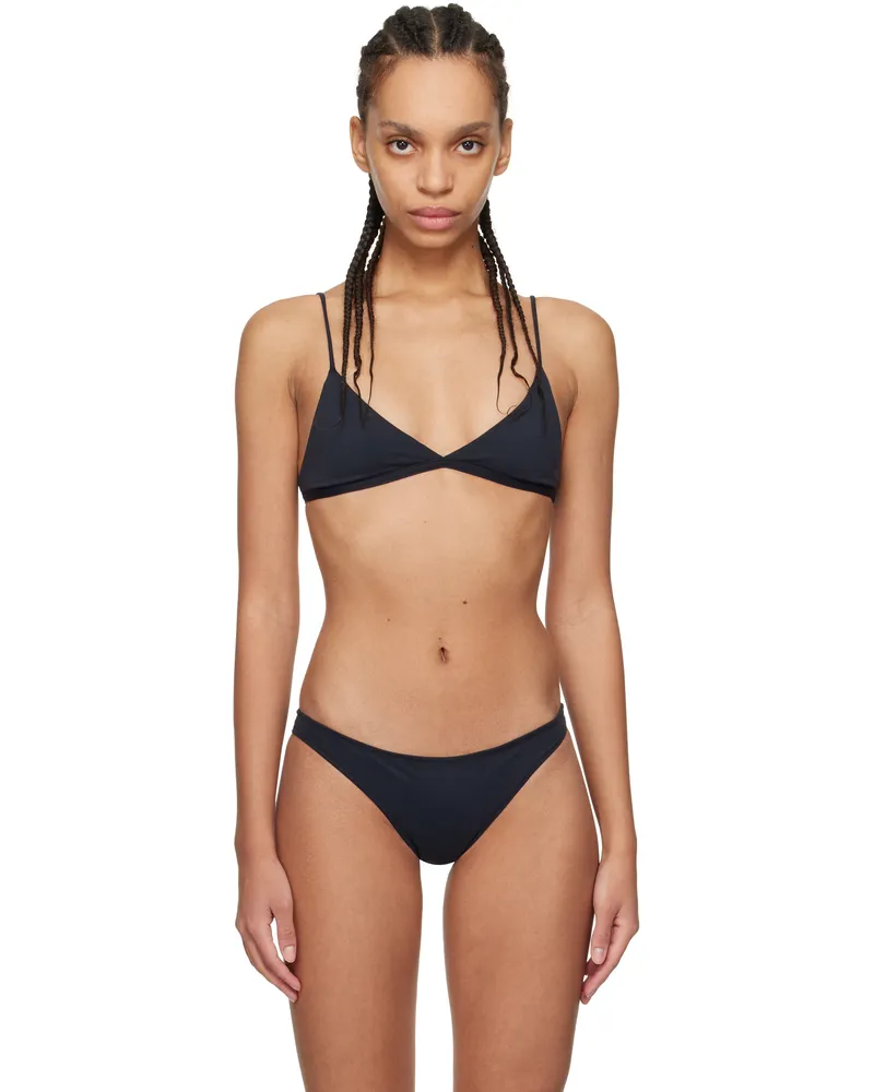 TROPIC of C Black Ischia Bikini Top Black