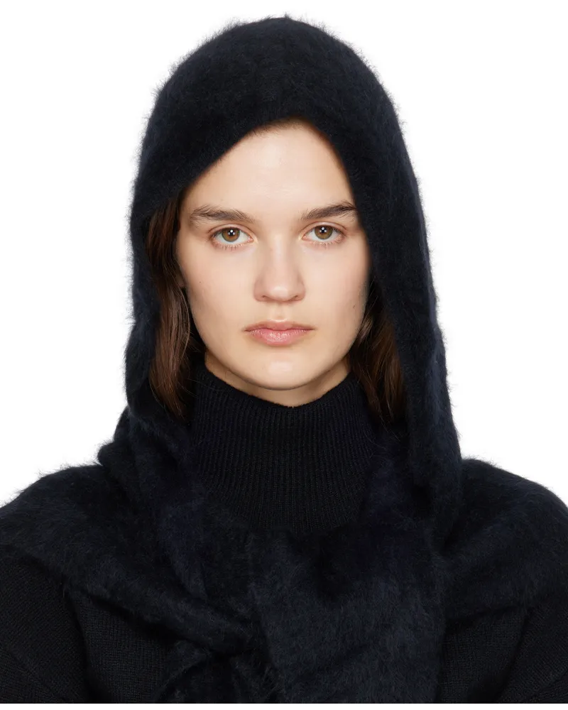 Lisa Yang Black 'The Rina' Scarf Bk