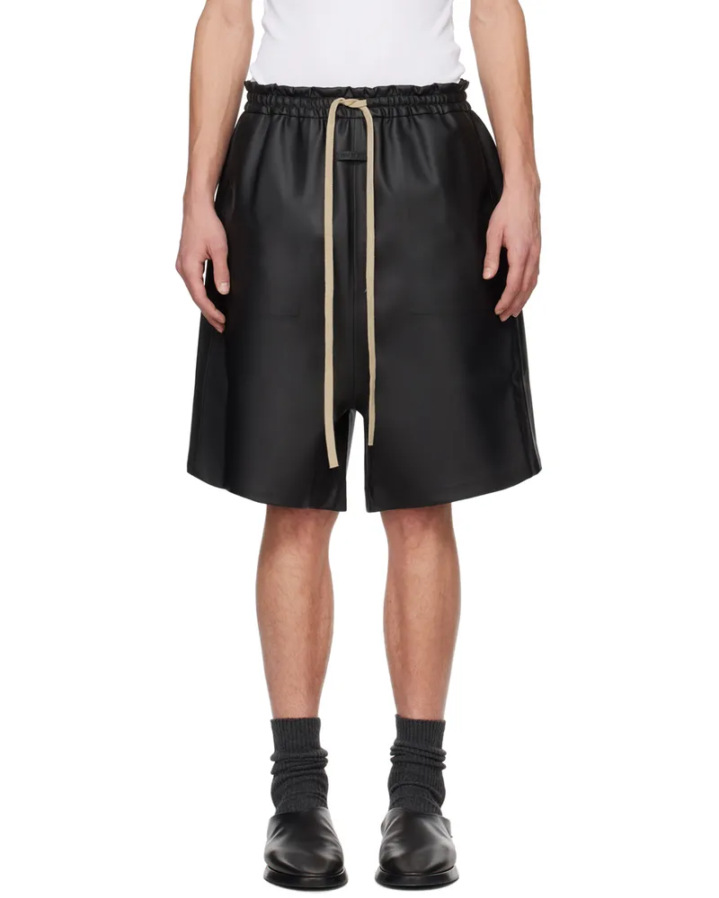 Fear of God Black Relaxed Shorts Black