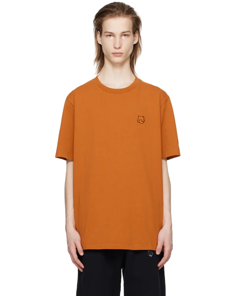 Kitsuné Orange Bold Fox Head T-Shirt P261