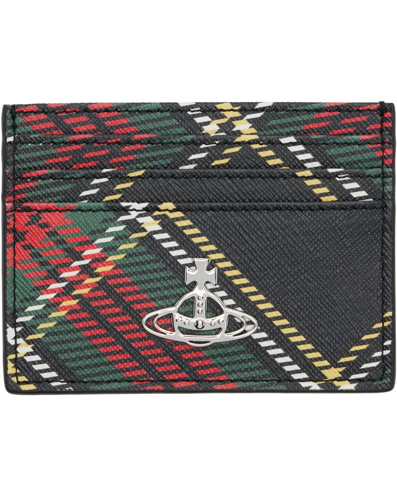 Vivienne Westwood Black Flat Card Holder Aw25-chelsea