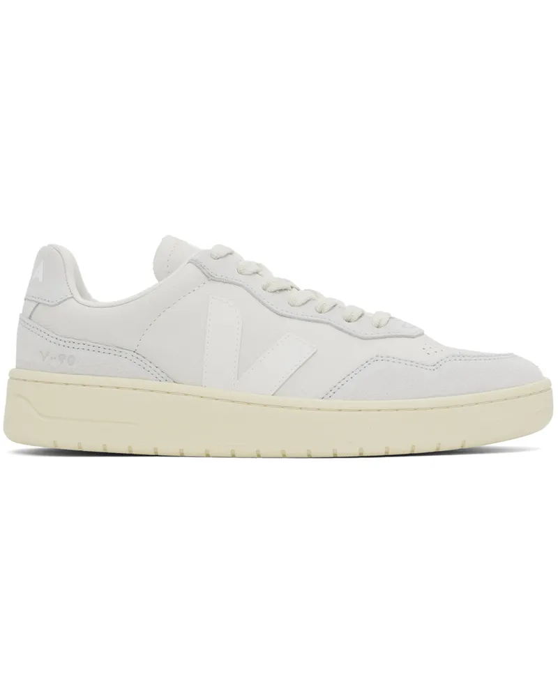 VEJA Gray V-90 Sneakers Gravel_white