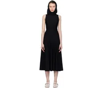 Black Hooded Maxi Dress