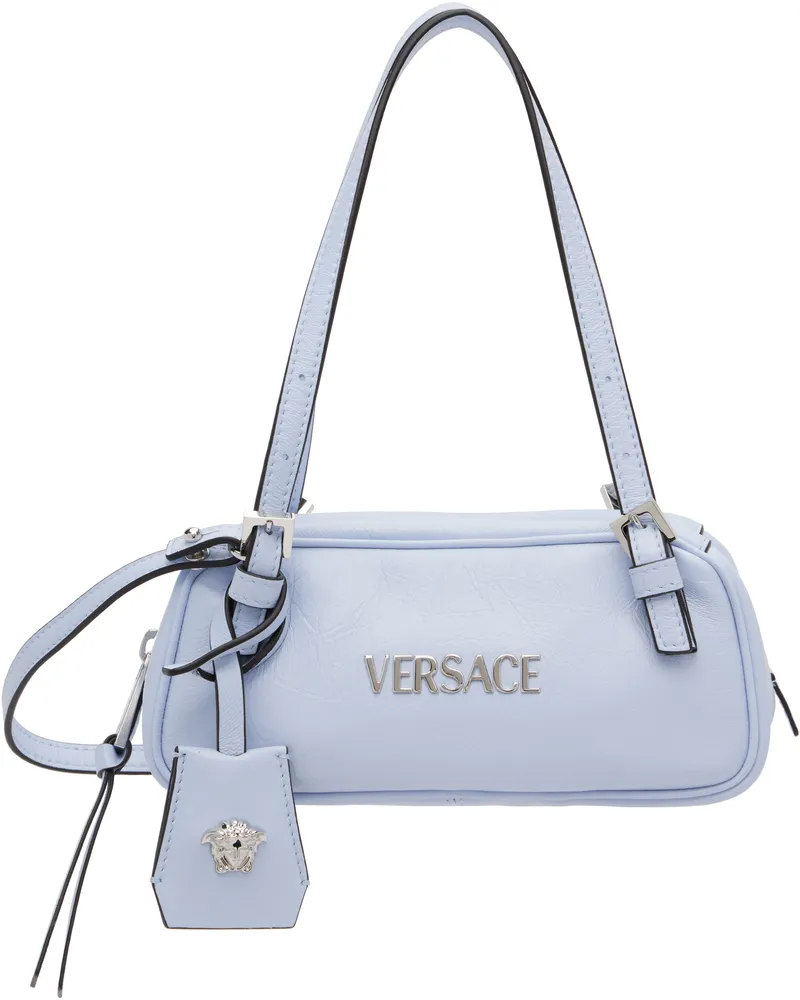 Versace Blue Versace Tag Bowling Mini Bag 1v15p-light