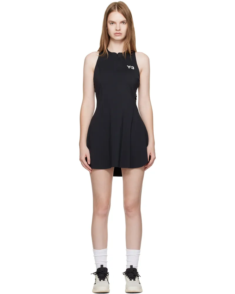 Y-3 Black US Open Tennis Pro Sport Dress Black