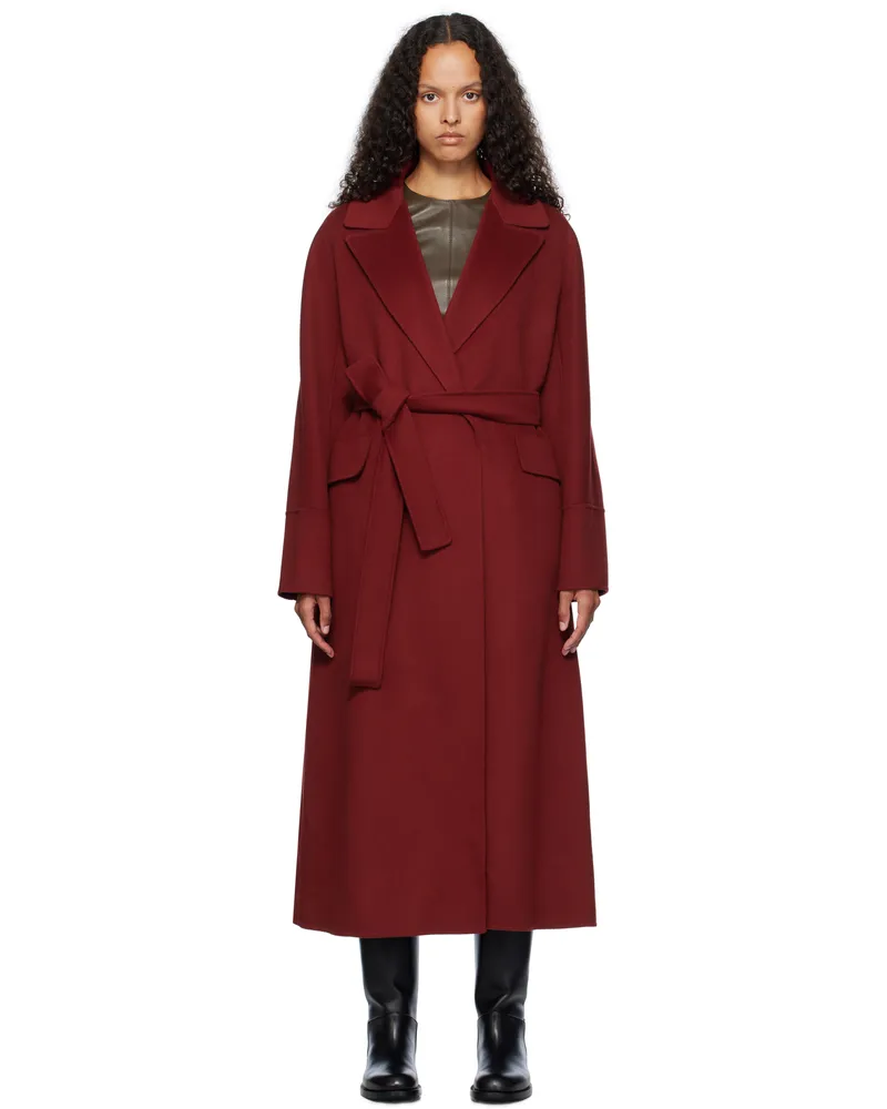 Max Mara Red Malika Coat 085