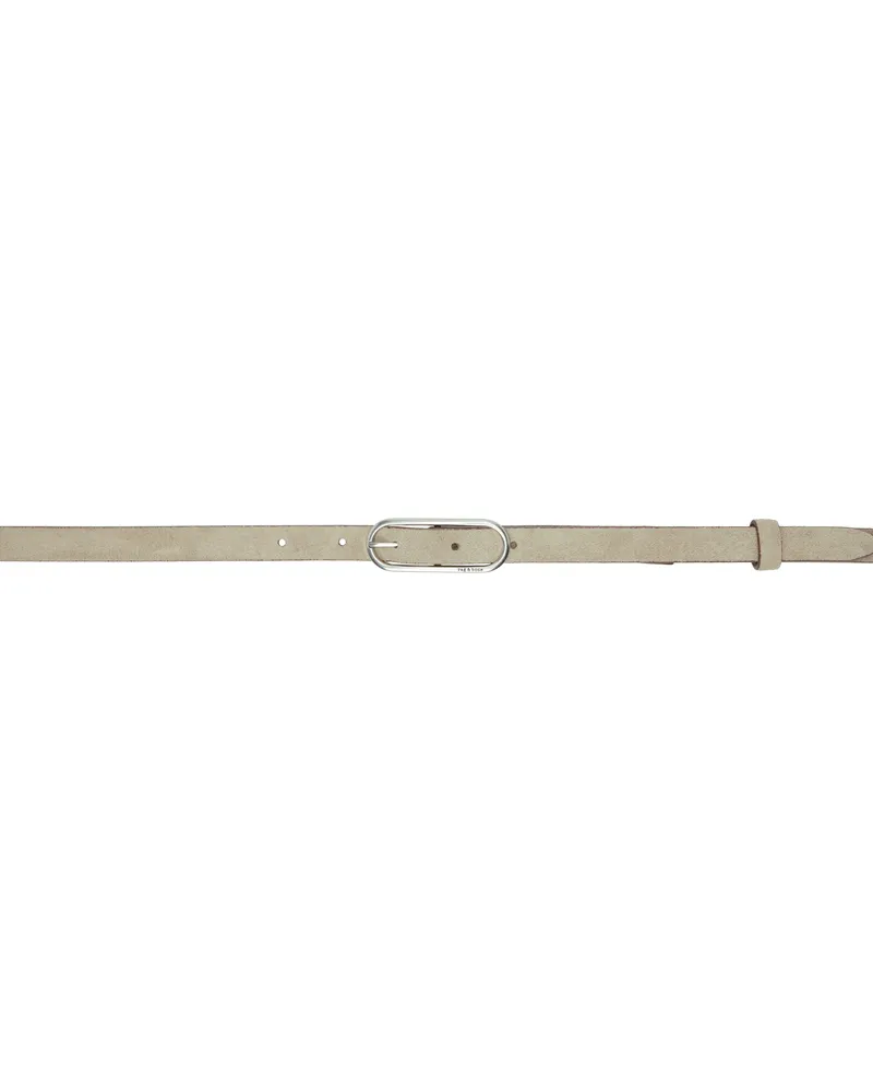 Rag & Bone Taupe Baby Rounded Belt Lghtsndsd