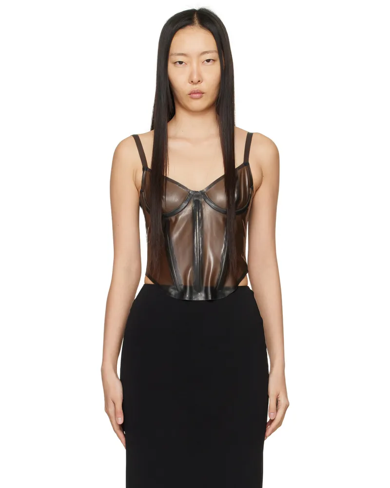 Miaou Gray Kiko Corset Smoky
