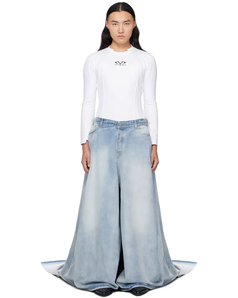 VETEMENTS Blue Train Jeans Light