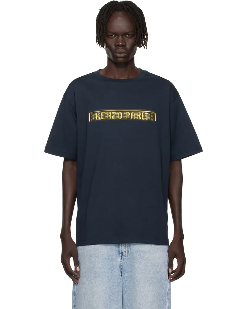 Kenzo Navy Kenzo Paris 'KENZO City' Oversized T-shirt Blue
