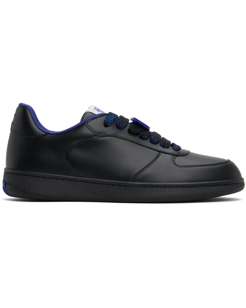 Burberry Black Leather Terrace Sneakers Black
