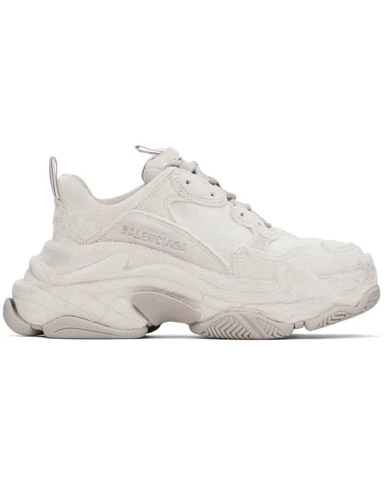 Balenciaga Beige Triple S Sneakers 2000