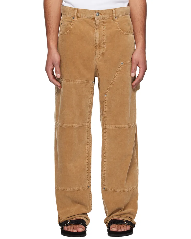 Isabel Marant Brown Lorson Trousers 50cm