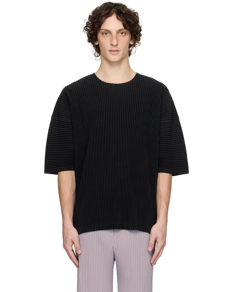Issey Miyake Black Monthly Color May T-shirt 15-black