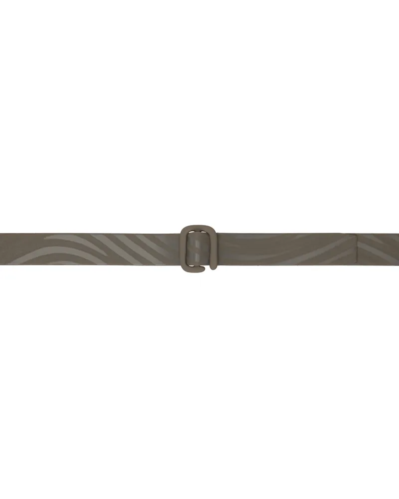 Issey Miyake Brown Carving Belt 44-brown