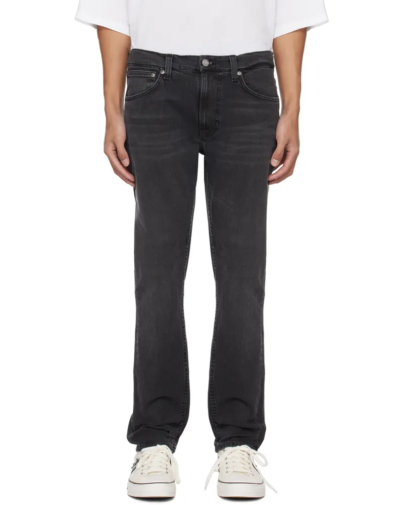 Nudie Jeans Black Lean Dean Jeans Black