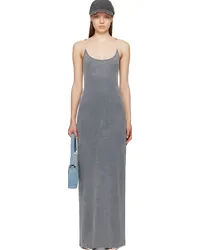 Y/PROJECT Blue Invisible Strap Maxi Dress Blue