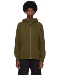 C.P. Company Khaki Goggle Hoodie Ivy