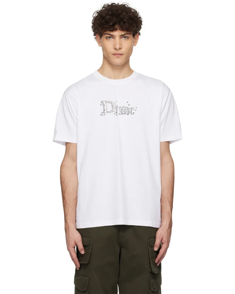 Dime White Classic Stone T-shirt White