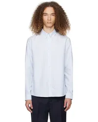 A.P.C. Blue & White Greg Shirt Iaa