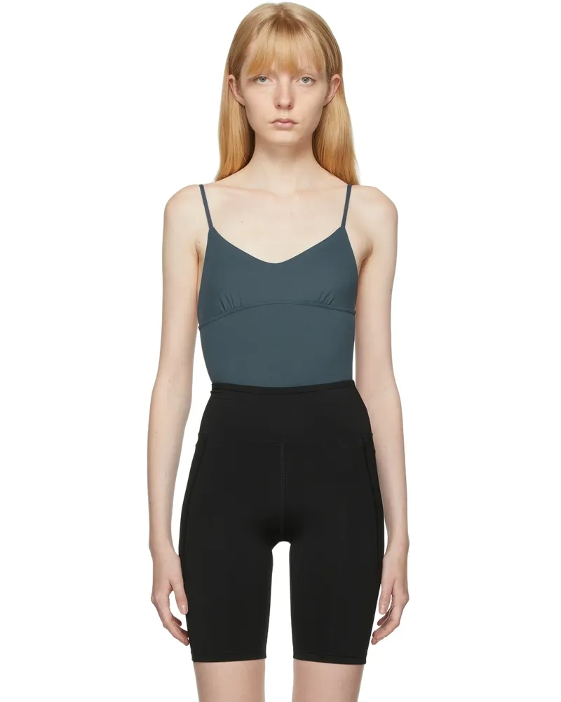 BONDI BORN Navy Emma Bodysuit Slate