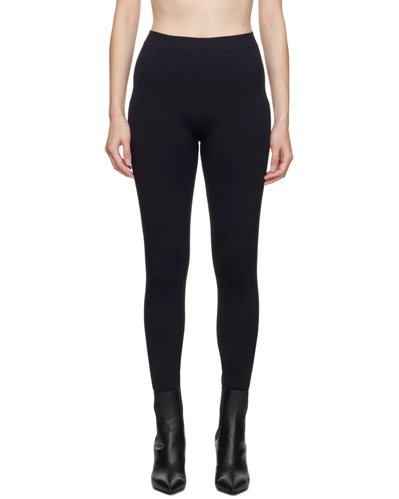Max Mara Black Elogio Leggings 001