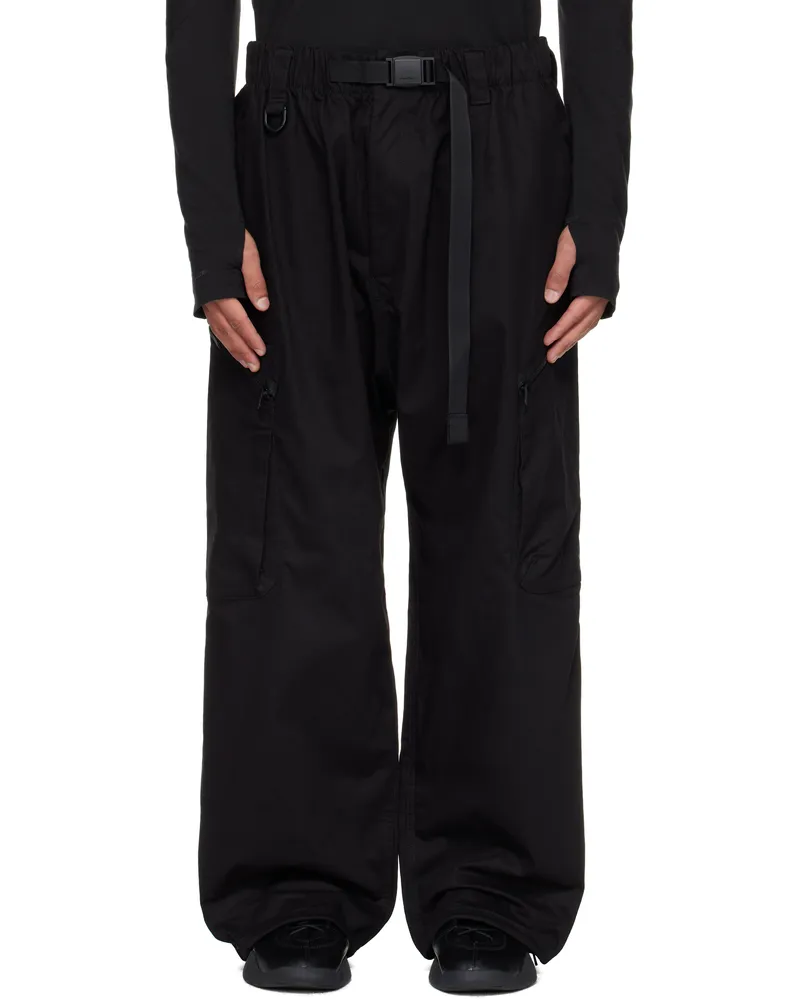 Y-3 Black UT Twill Cargo Pants Black