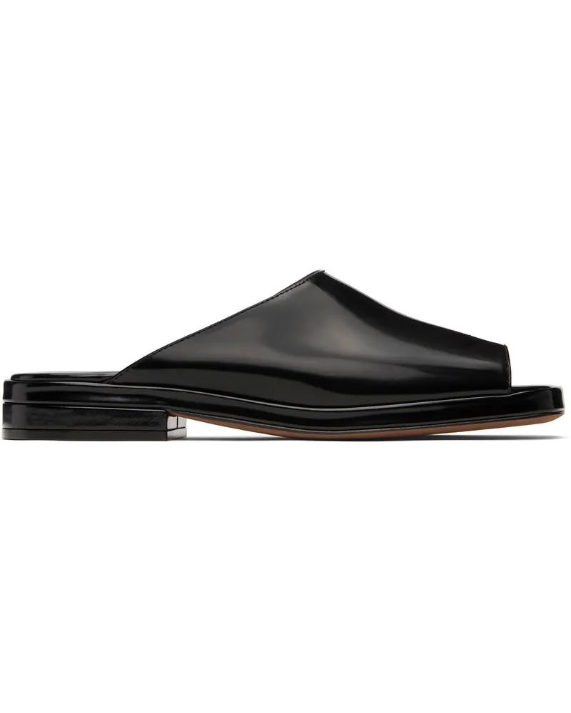 The Row Black Emi Mules Blk