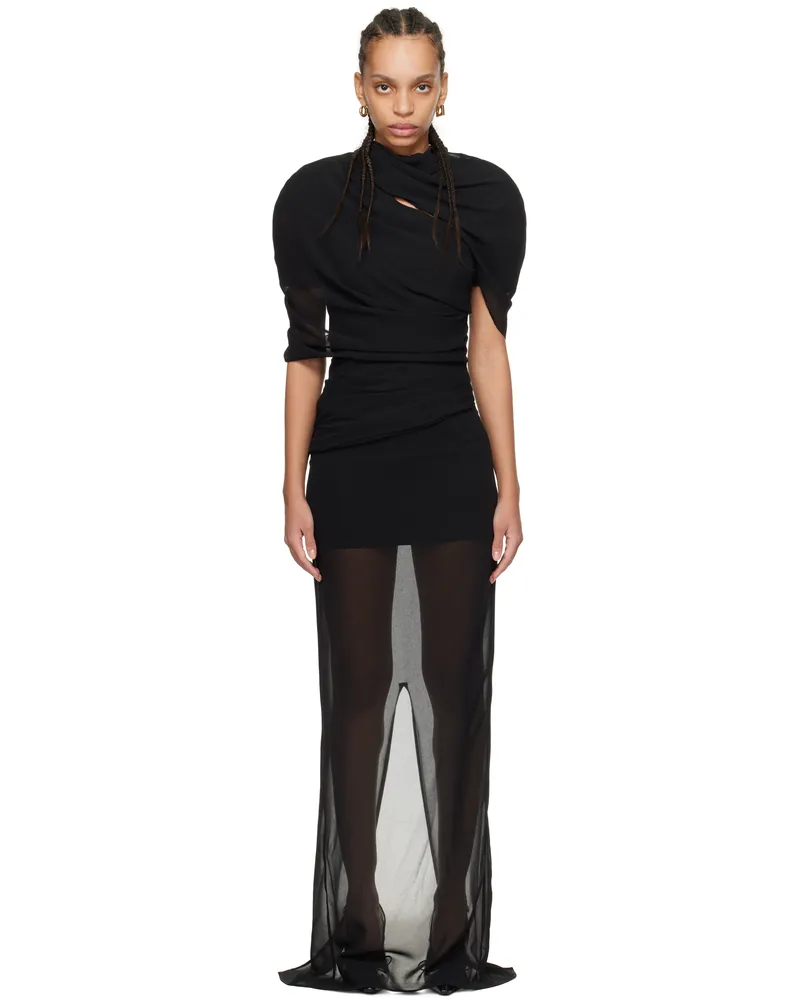 Jacquemus Black 'La Robe Castagna Longue' Maxi Dress 990