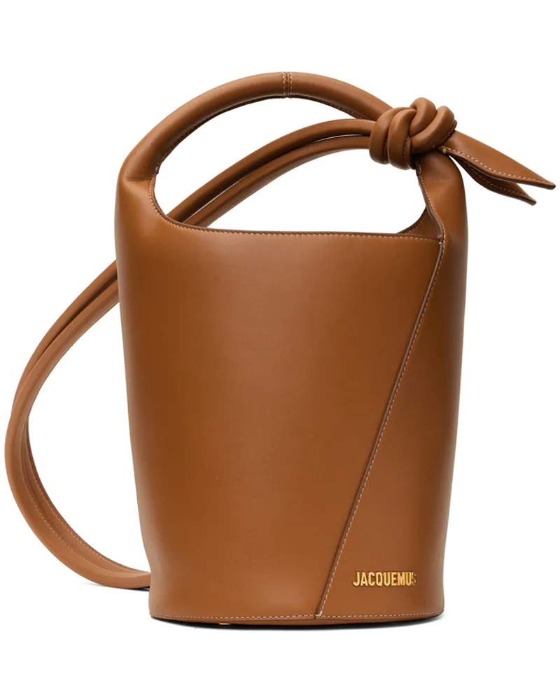 Jacquemus Brown Les Classiques 'Le petit Tourni' Bag Light