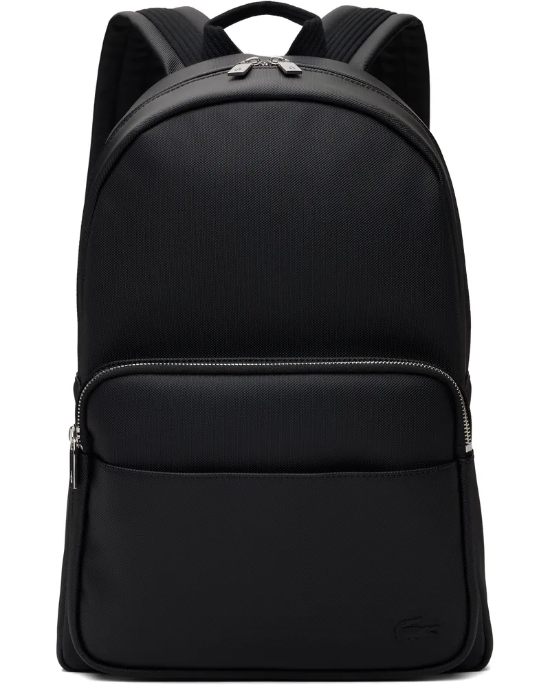 Lacoste Black Classic Backpack 000