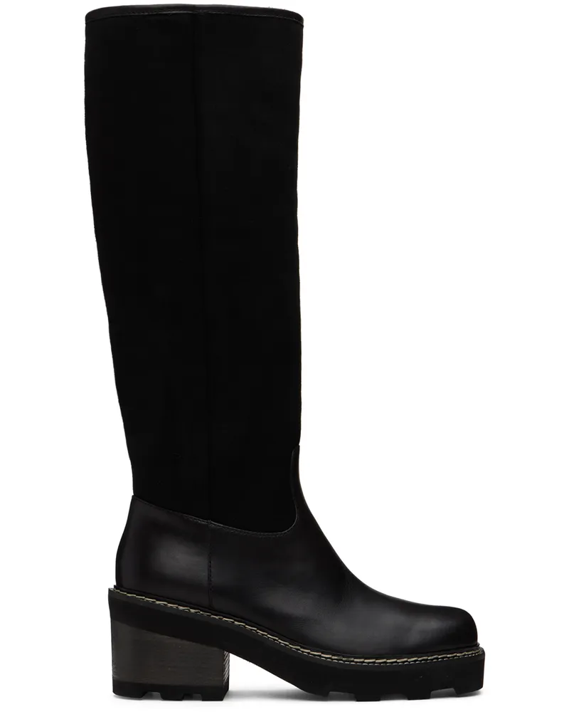 Gabriela Hearst Black Shearling Vylos Boots Blk