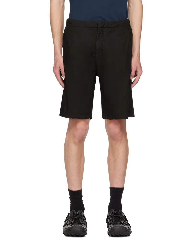 Norse Projects Black Aaren Typewriter Shorts Black