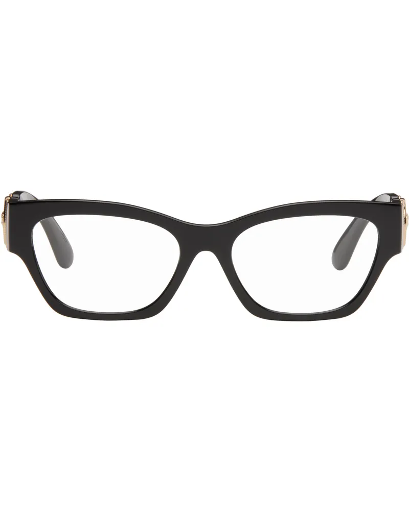 Versace Black Medusa Biggie Cat-Eye Glasses Gb1