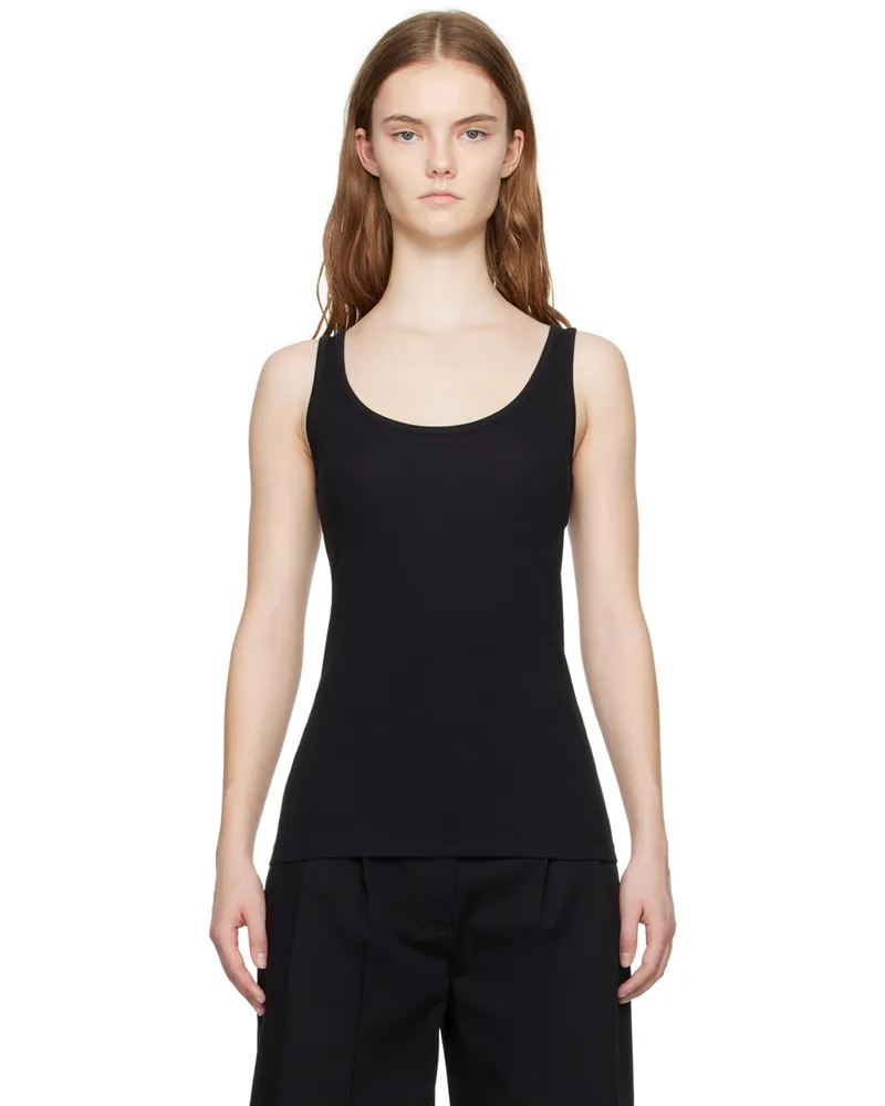 Totême Black Classic Tank Top 001
