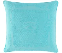 Blue Seashell Baroque Double-Faced Pillow