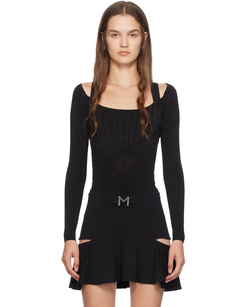 Thierry Mugler Black Sculpting Bodysuit 1999