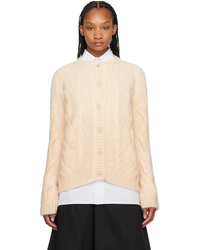 Maison Margiela Orange Raglan Cardigan 200