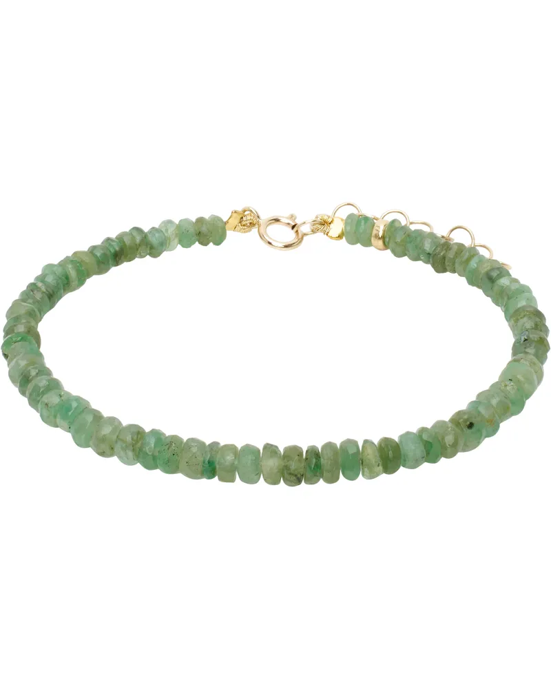 JIA JIA Green Birthstone May Emerald Bracelet 14k