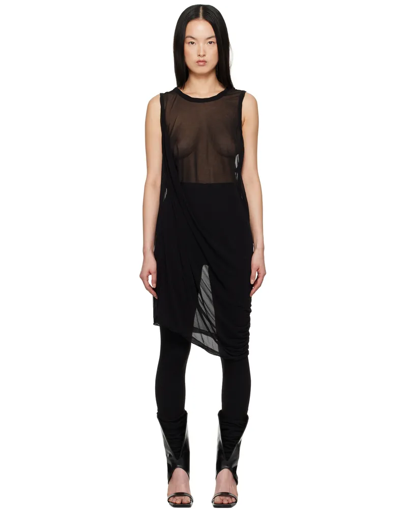 Rick Owens Black Hollywood Anthem Tank Top 09