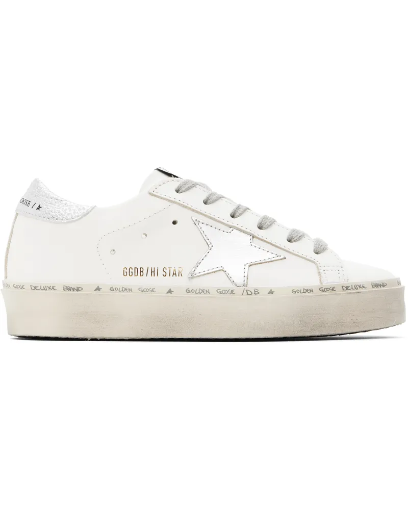 Golden Goose White Hi-Star Sneakers 80185
