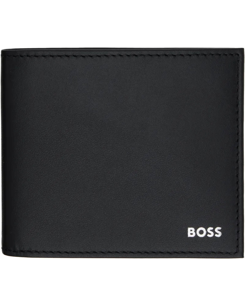 HUGO BOSS Black Logo Lettering Wallet 001-black