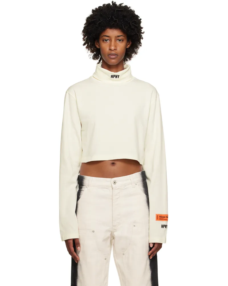Heron Preston White 'HPNY' Turtleneck White