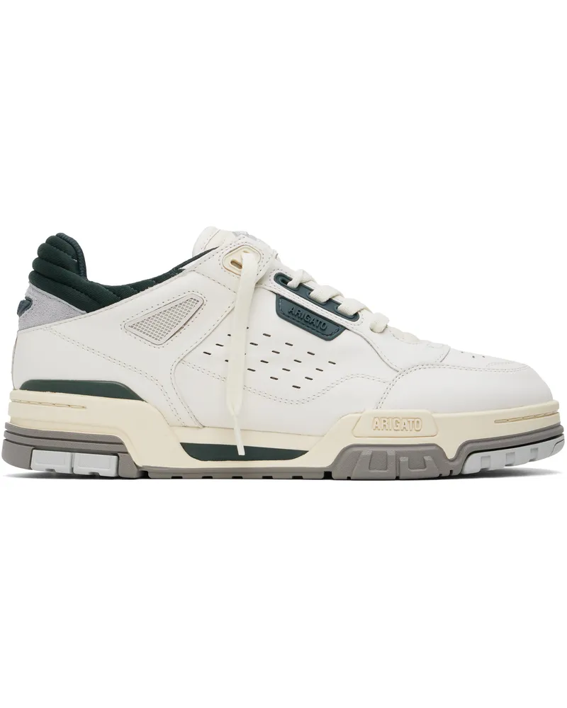 Axel Arigato White & Green Onyx Sneakers White